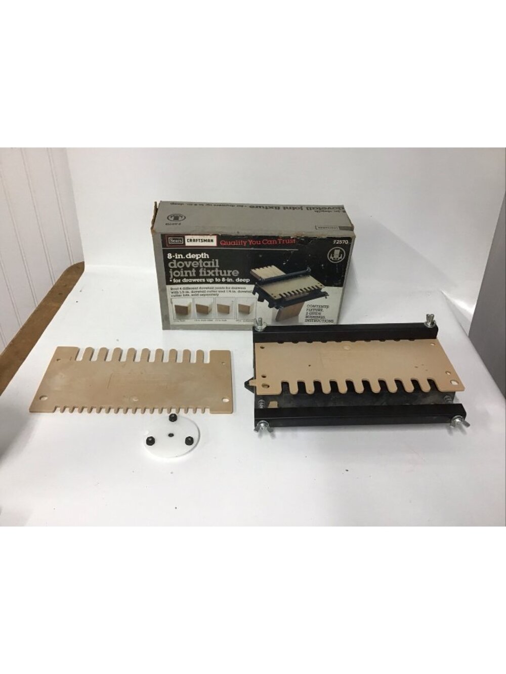 Vintage Sears Craftsman 8" Depth Dovetail Fixture 9-2570
